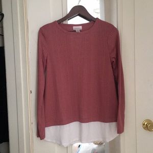 Long sleeve maternity top/tunic